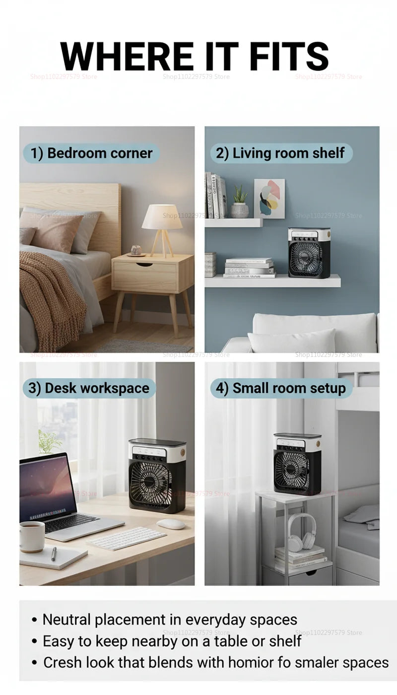 Ventilatore 3 in 1 AirNova